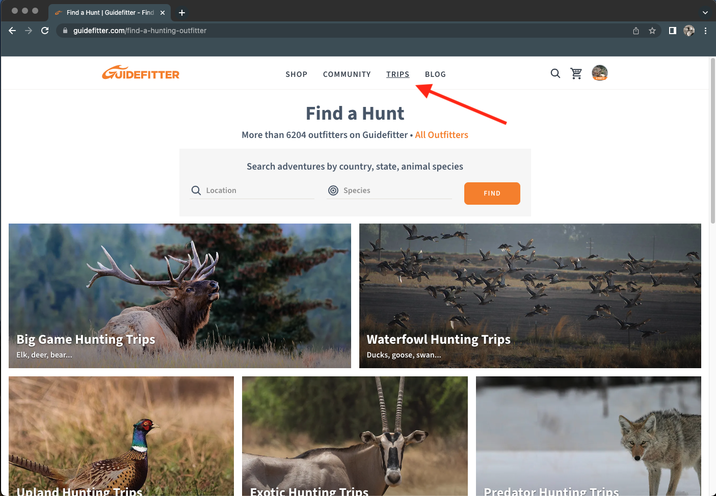 How do I create and/or update an outfitter page? – Guidefitter